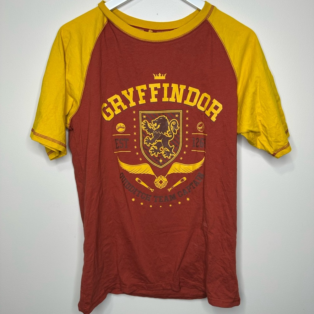 Harry Potter Gryffindor Raglan Tee - Red & Yellow